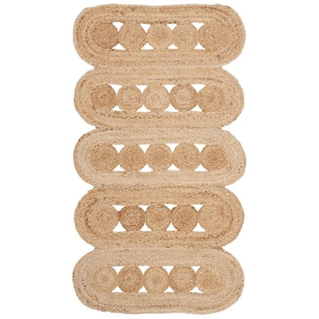 Safavieh 6 x 9 ft. Natural Fiber Collection Global Rectangle Hand Woven RugNatural NF365B-6
